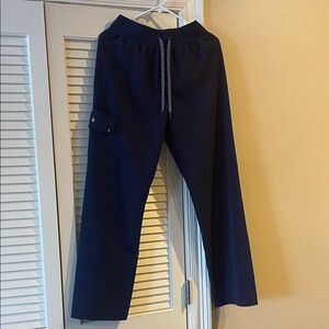 Jaanuu Women's Navy Cargo scrub pants